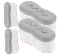 Veemoon 4 Pièces Coussinets de Siège de Toilette Coussin Amortisseur Compatible Bruit Protection Surface Adapté Maison Hôtel Dortoir