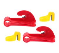 Veemoon 4 Pièces Emporte-pièce à Ballon en Plastique Léger, Ouvre-paquet et Outil D'ouverture Multifonction pour Ballons, Accessoires pour Spectacles de Clown, Couleur Couleur Aléatoire