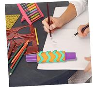 Veemoon 4 Pièces Éponge pour Peinture Garçon Fille Brosses Mousse pour Dessin et Atelier Outils Peinture Sûrs pour Maternelle Couleur Aléatoire