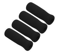 Veemoon 4 pièces Housse de Poignée Mousse pour Canne Lot de Accessoires Antidérapants pour Cannes et Béquilles Compatible Plupart des Poignées Standard Installation Facile et pour