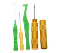 Veemoon 4 Pièces Kit de Nettoyage Airbrush Brosses et Aiguilles Durables pour Entretien Ensemble Outils Multifonctions pour Nettoyage et Performance