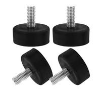Veemoon 4 pièces Meuble Réglables Caoutchouc Anti-Vibration avec Vis Amortisseurs de Chocs pour Tables Chaises et Armoires Protection Sol et Stabilité
