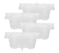 Veemoon 4 Pièces Moules Silicone Forme de Nœud pour Bougeoirs Moules Résine Époxy pour Fabrication Bougies DIY pour Décoration Aromathérapie