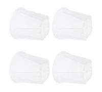 Veemoon 4 Pièces Pots de Semis Transparants Plastique Pots Ronds avec Drainage Contenants pour Repiquage et Multiplication de Plantes Serre et Jardin Intérieur