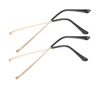 Veemoon 4 Pièces Replacement Arms For Glasses Metal Temple Legs Eyeglass Arms Repair Kit For Broken Frames With Double Tooth Design