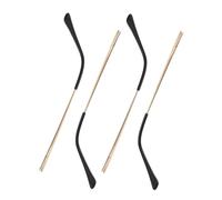 Veemoon 4 Pièces Replacement Temples For Glasses Metal Arms Double Tooth Eyewear Legs Repair Kit For Broken Frames