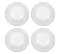Veemoon 4 Pièces Set de Ventouses Visage Silicone Transparent Massage par Aspiration pour Soins Peau Cupping Guasha pour Rajeunissement Musculaire et Thérapie Faciale