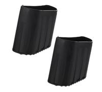 Veemoon 4 Pièces Tapis D'échelle Repose-pied Autocollants Chapeau D'échelle Poignées Oignon Coussin De Escabeau Embouts D'échelle à Coulisse Ajustable Rester Fin Caoutchouc Black