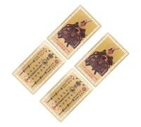 Veemoon 4 Pièces Year Of Horse Amulet Cards Traditional Feng Shui Taisui Protection For Health Wealth And Peace