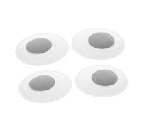 Veemoon 4 Pièces Yeux Mobiles Géants Auto-adhésifs pour DIY Poupées Décoration Artisanale Créative Effet Réaliste et Facile à Poser