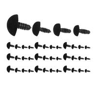 Veemoon 40 Nez ovales en Plastique pour poupées | Fournitures de Flocage et de Loisirs créatifs | Nez ovales pour la Confection d'amigurumis, d'oursons au Crochet, de marionnettes et de