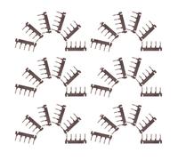 Veemoon 40 Pièces Boucle D'extension de Cheveux 6d en Plastique pour 2e Génération, Outil Pratique et Rapide, Utilisation Polyvalente pour Mariages et Vie Quotidienne