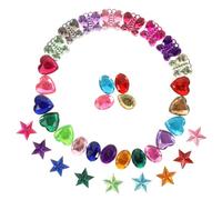 Veemoon 400 pièces Strass Acrylique pour DIY Décorations de Cheveux Accessoires de Bijoux et Ornements Élégants pour Artisanat