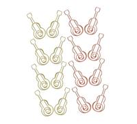 Veemoon 40pièces Trombones Forme De Guitare Lot De Marque-pages Décoratifs Pour Bureau Et École Trombones Musicaux