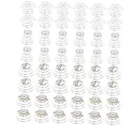 Veemoon 48 pièces Épingles à Cheveux Perles Lot de Accessoires de Mariage pour Élégantes et Tresses Varié de Styles pour Look et