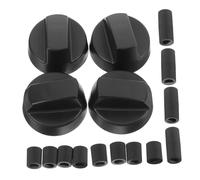 Veemoon 4ensemble Boutons De Rechange Pour Cuisinière à Gaz Commande Pour Four Plaque De Cuisson Contrôle De Flamme Précis Lot De Boutons De Remplacement