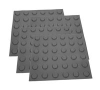 Veemoon 4feuilles Dalles Aveugles Multifonctionnelles Pvc Et Caoutchouc Lot De Carreaux Autocollants De Sol Pour Allées Extérieures Et Chemins Piétonniers