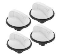 Veemoon 4pièces Boutons De Minuterie De Remplacement Plastique Pour Machine à Laver Sèche-linge Bouton De Commande Rotatif De Rechange