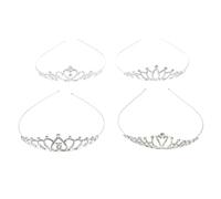 Veemoon 4Pièces Couronnes de Danse pour Filles de Couronnes Décoratives pour Mariages et Événements Spéciaux