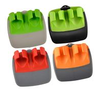 Veemoon 4pièces Éplucheur De Légumes Fruits Style Doigt pour Carottes Et Pommes De Terre avec Double Poignée Ergonomique