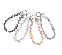 Veemoon 4pièces Lanière Porte-clés pour Téléphone Drone Cristal pour Téléphone Portable Cordon pour Bracelet pour Smartphone Lanière Antidérapante pour Portefeuille