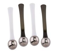 Veemoon 4Pièces Masseur de Cuillère Crème Oculaire Alliage de Zinc pour Massage Pratique Yeux et Application de Crème