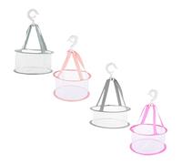 Veemoon 4pièces Panier De Séchage Maille Pour Cosmétiques Filet Suspendu Pour Pinceaux Maquillage Et Éponges Organiseur Léger Et Compact Pour Salle De Bain Et Voyage