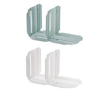 Veemoon 4pièces Racks De Rangement Pour Réfrigérateur Plaques De Partition Ajustables Pour Tri Alimentaire Organisateur De Cuisine Teinte Chaude Et Élégant