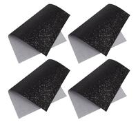 Veemoon 4pièces Strass Violets Brillants Cristal Autocollants Adhésifs Violettes pour Décorer Coque de Téléphone Voiture et Autres Créations