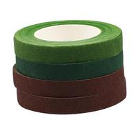 Veemoon 4Rouleaux Ruban Floral Vert Yards pour Bouquet et Artisanat Ruban Adhésif pour Tiges de Fleurs et Décorations