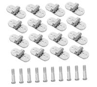 Veemoon 5 Ensembles Metal Eyeglass Hinges Eyewear Repair Kit For Plastic Wooden Frames Easy DIY Replacement