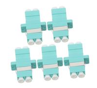 Veemoon 5 pièces Adaptateur Lc Coupleur Simplex Connecteur avec Flasque pour Centre de Données et Réseaux de Communication