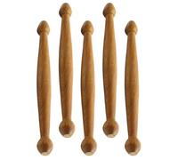 Veemoon 5 pièces Bâtons de Massage Bois Massagers Portables pour Points Acupression Relaxation Musculaire Du Pied Main et Corps Outils Pratiques et Légers