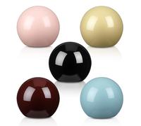 Veemoon 5 Pièces Bouchons Bille pour Flacon de Parfum Couvercles Electroplaqués Sphériques Colorés Embouts Vaporisateur Miniatures pour Flacons Portables Finition Brillante Décorative