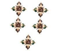 Veemoon 5 Pièces Broche Broche Épingles Petit Revers Croix Broches Épingle à Nourrice Broche Col Chemise Broche De Vêtements Pour Femmes Broch De Combinaison Alliage