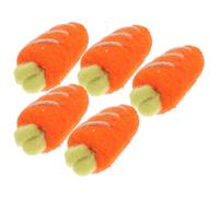 Veemoon 5 Pièces Carottes Feutre pour Bricolage Accessoires Diy de Broche et Épingles à Cheveux de Carotte Décor