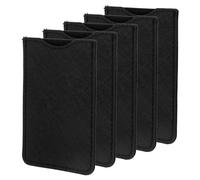 Veemoon 5 pièces Étui de Rangement PU pour Peigne Court Pochette Souple de Protection sans Fermeture pour Voyage Protège et Organise Vos Peignes Efficacement