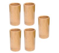 Veemoon 5 Pièces Kit De Ventouses à La Maison Thérapie Corps Outil De Ventouses Sain Masseur De Coupe De Massage Bambou