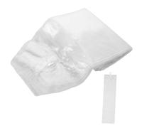 Veemoon 5 pièces Sac de Rangement Transparent pour Perruques avec Crochet Large Pochette Suspendue PVC Étanche pour Extensions de Cheveux Protection Anti-poussière pour Voyage et Usage