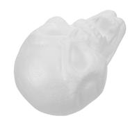 Veemoon 5 Pièces Skull Ornaments For Crafts Paintable Foam Skull Heads For Halloween Party Decorations