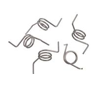 Veemoon 5 ressorts pour réfrigérateur à portes françaises, en acier robuste, diamètre du fil : 1,2 mm, diamètre extérieur : 11,7 mm, 2 spires, ressorts de torsion de rechange pour