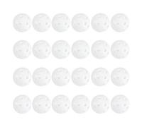 Veemoon 50 Balles de Golf D'entraînement en Plastique Blanc Perforées pour Practice Extérieur et Intérieur, Légères et Résistantes, Aides à L'entraînement au Swing, Set Complet pour Golf