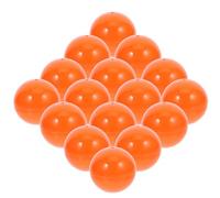 Veemoon 50 Boules de Loterie à Ouvrir 3 CM Orange en PVC Résistant Boules de Jeu Sphériques pour Tirage au Sort Activités et Fêtes Lot de Divertissement Coloré pour Événements