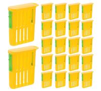Veemoon 50 Cages en Plastique pour Reines guêpes kit d'élevage apicole pour l'isolement et Le Transport des Reines guêpes - Conception ventilée - Fournitures pour apiculteurs