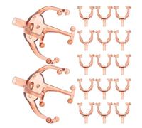 Veemoon 50 Caissettes Rondes pour Chocolats Supports Mini pour Bouquet de Boules de Chocolat Plastique Transparent 50 Pièces Accessoires DIY Saint-valentin et Fêtes