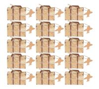 Veemoon 50 pièces Boîte Dragées Valise Vintage Coffret Garni Réutilisable Carton Rétro Décoration Suitcase pour Bridal Shower et Rangement Cadeau Mariage