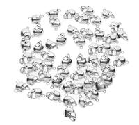 Veemoon 50 Pièces Football Helmet Charms DIY Jewelry Accessories Zinc Alloy Pendants For Craft Key Chains And Necklaces