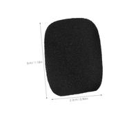 Veemoon 50 Pièces Housses Mousse Vent pour Haute Du Bruit Compatible Divers Design Noir Professionnel