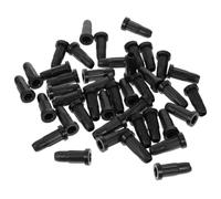 Veemoon 50 Pièces Manchon en Caoutchouc De Roue Universel Housses De Chaise Roulante Universelles Capuchons De Protection De Roue De Chaise Inserts De Roue Ronde Black Plastique