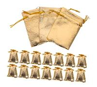 Veemoon 50 Pièces Sachet à Cordon Doré pour et Bijoux Pochette Petite pour Dragées et de Mariage pour Invités et Bijoutiers